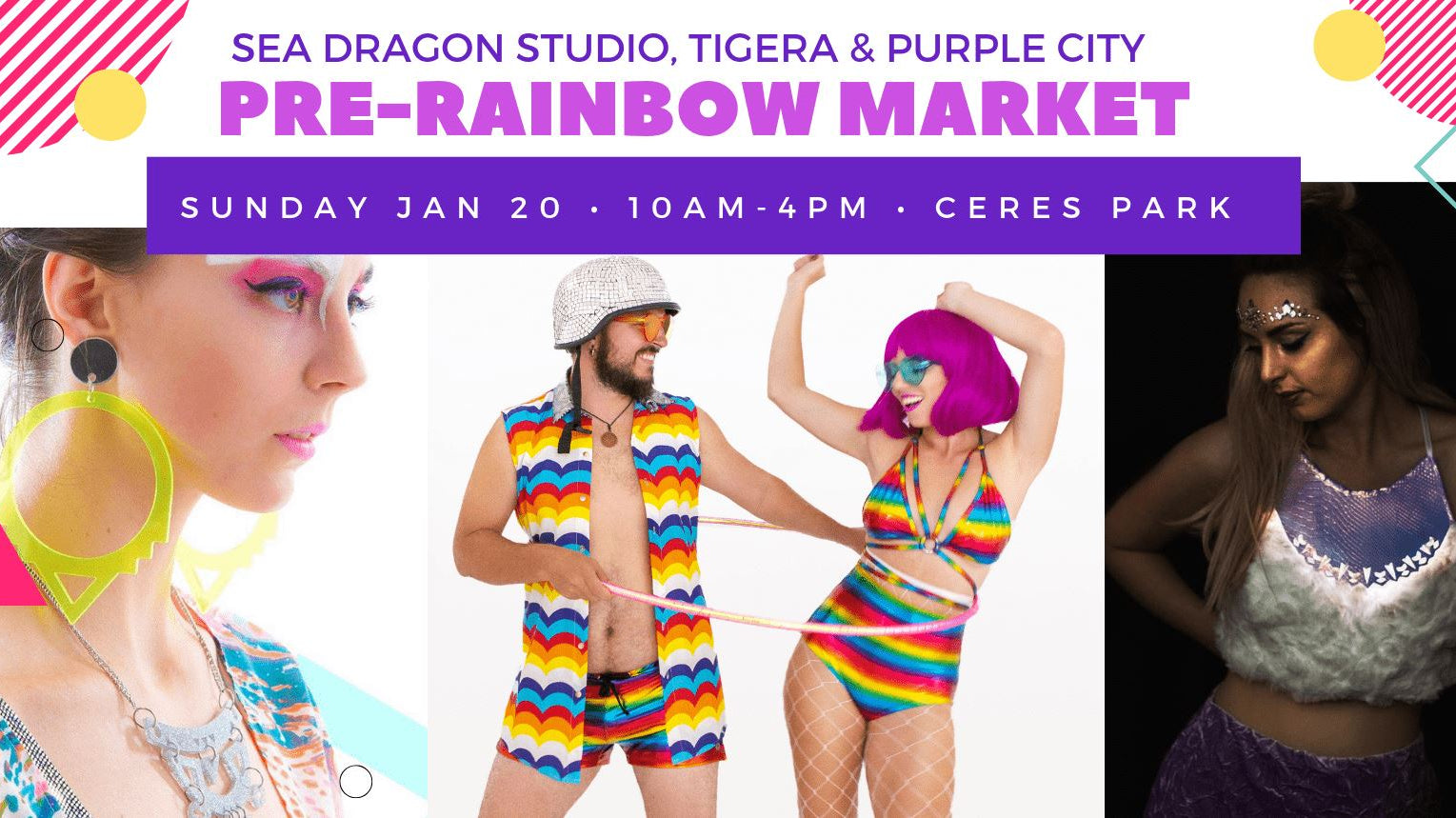 Pre-Rainbow Market with Sea Dragon Studio, Tigera Designs & Purple City Wear