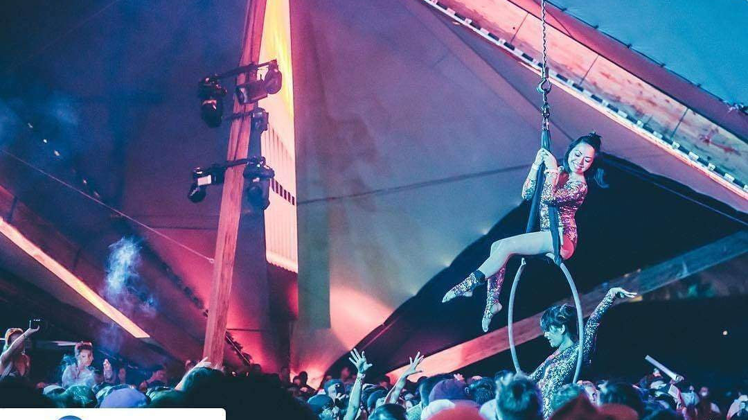 The Furies LA performing in Sea Dragon at Coachella