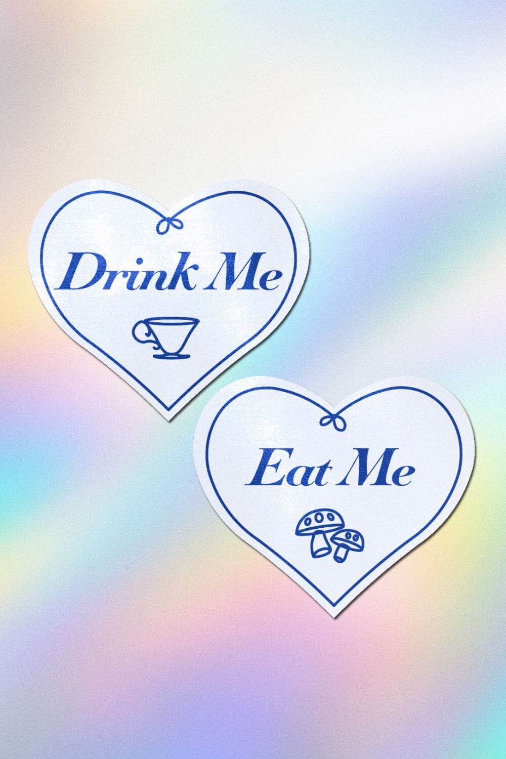 Alice's Eat Me Drink Me Heart Nipple Pasties by Pastease® Pasties PASTEASE