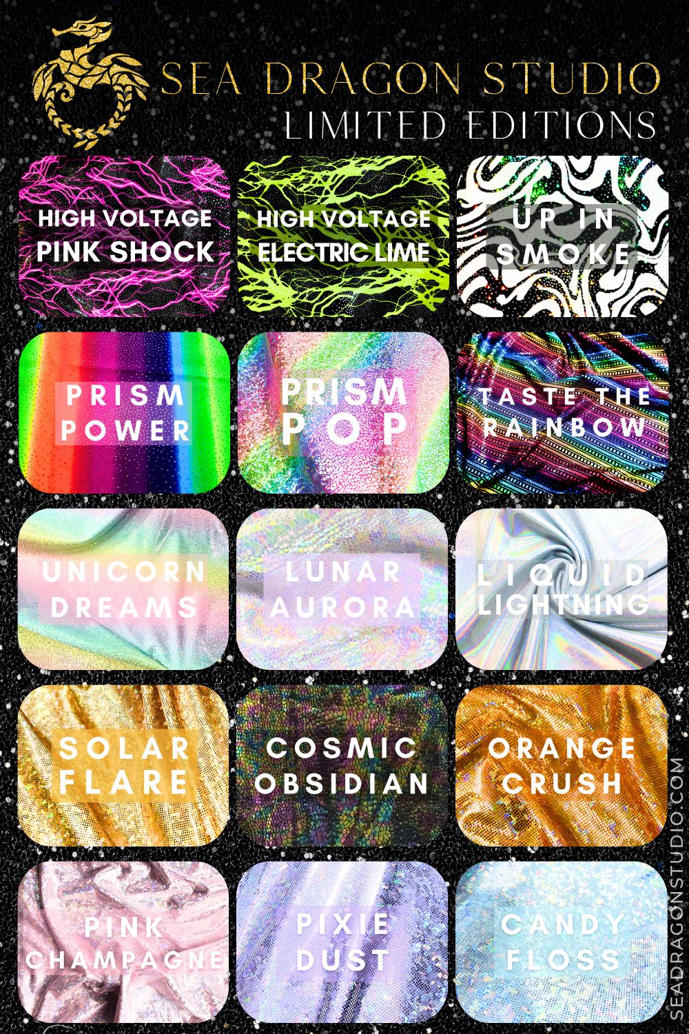 Holographic High-Low Leggings | 13 Colors Womens Pants SEA DRAGON STUDIO