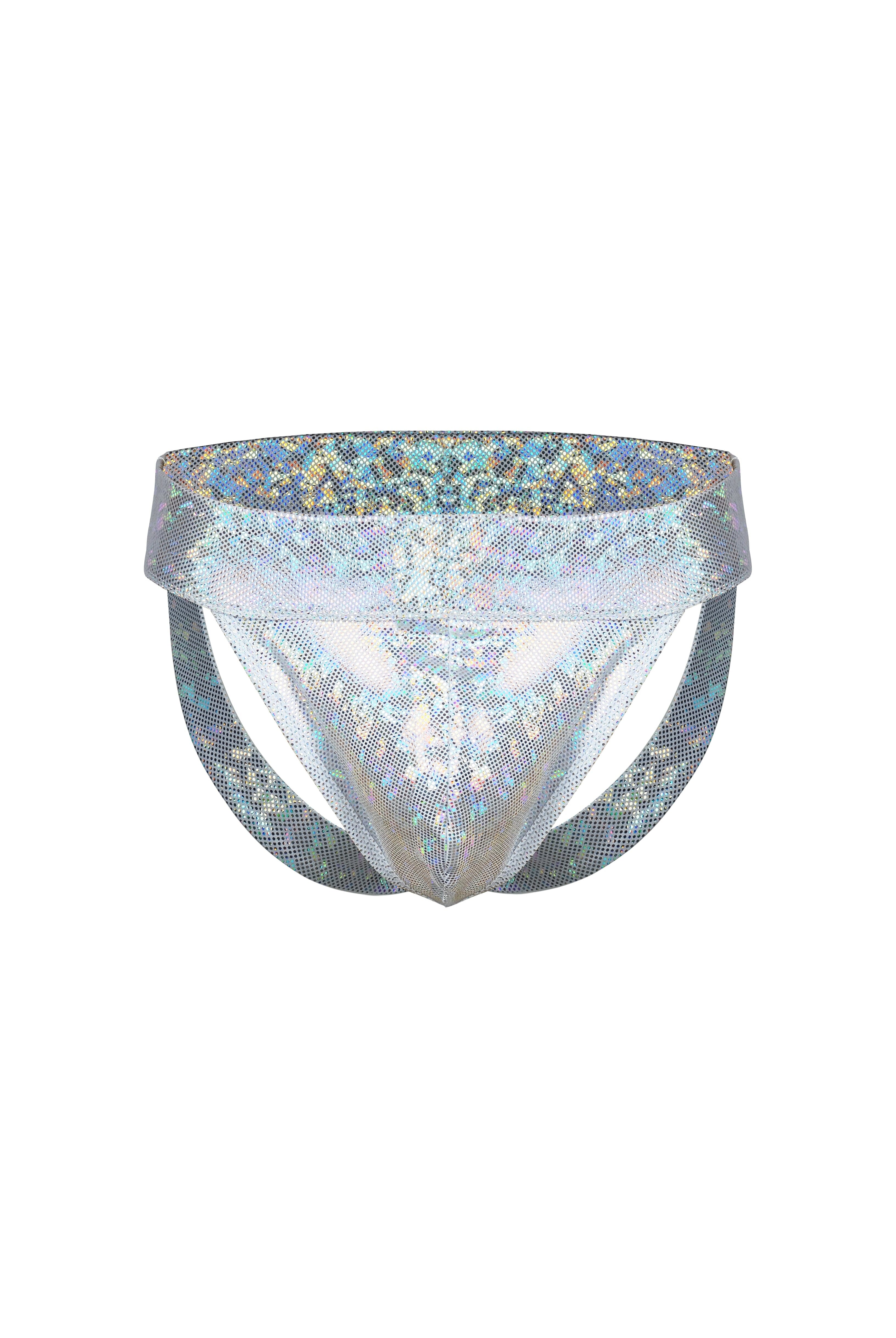 Holographic Jockstrap | 13 Colors Mens Bottoms SEA DRAGON STUDIO Playa White XSMALL