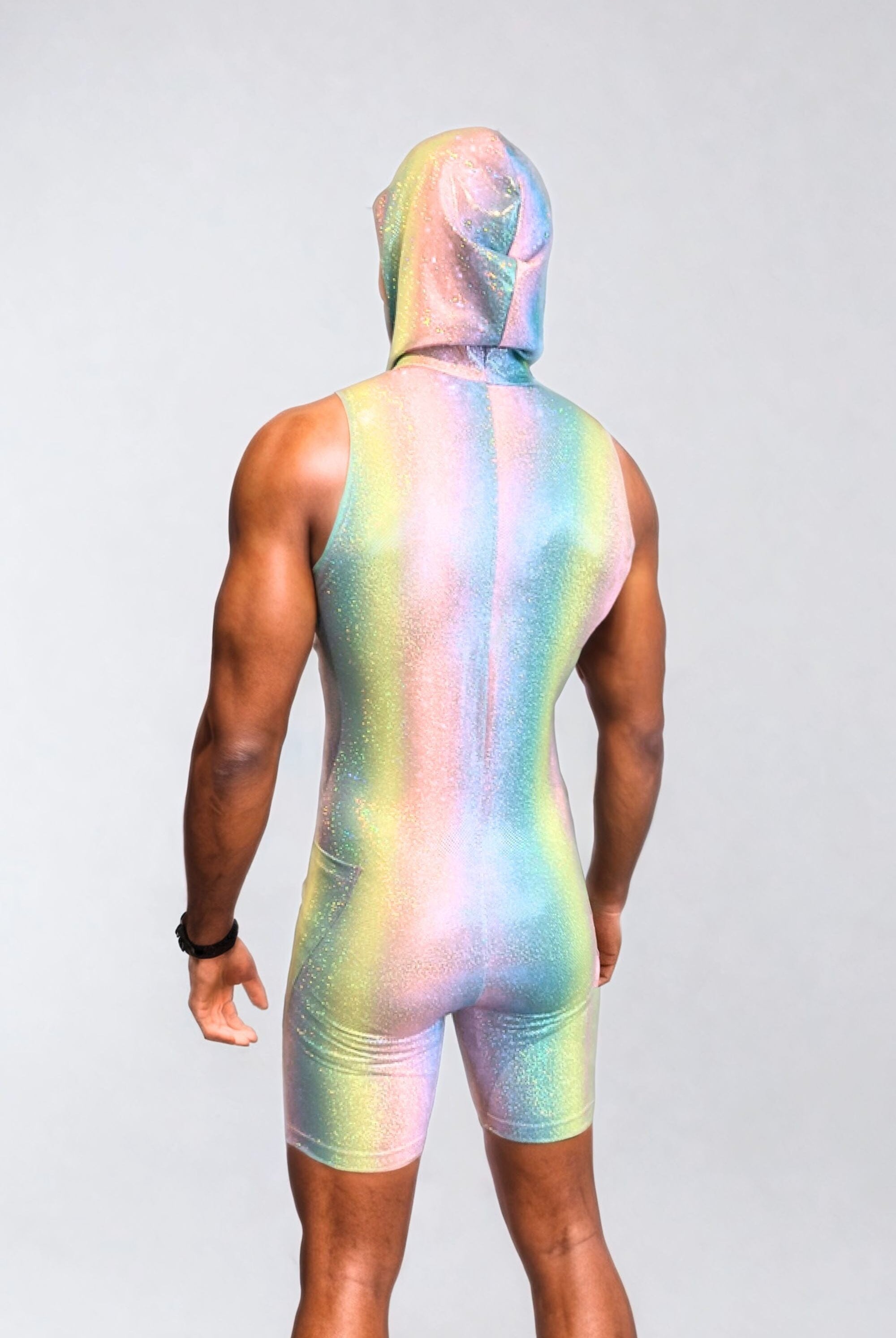Strider Mens Sleeveless Holo Festival Jumpsuit | 13 Colors Mens Jumpsuits SEA DRAGON STUDIO