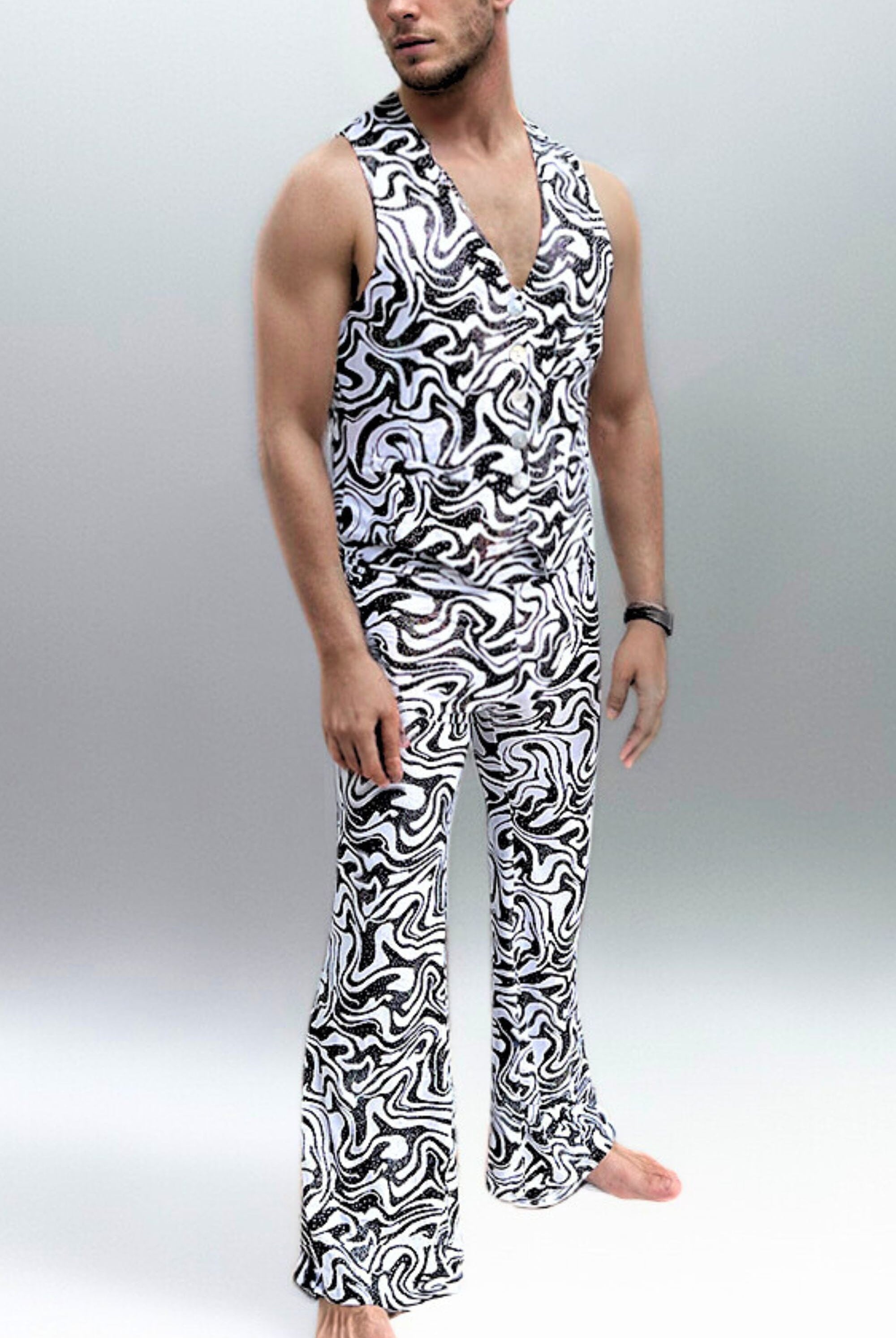 Mens Holographic Flares | 13 Colors Mens Bottoms SEA DRAGON STUDIO