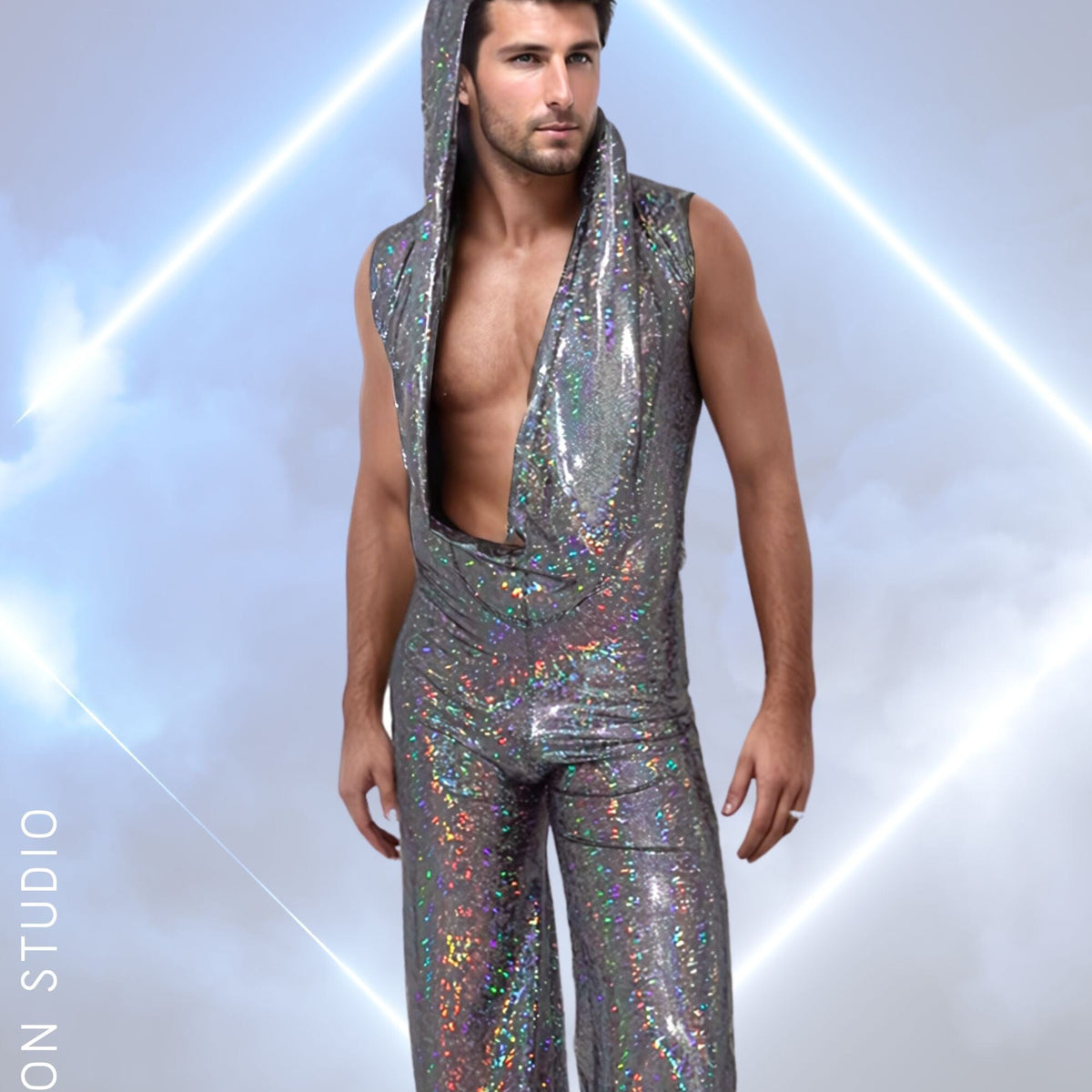 Clothing Mens Sequin Leggings Silver Sequin Sequin Blazer And