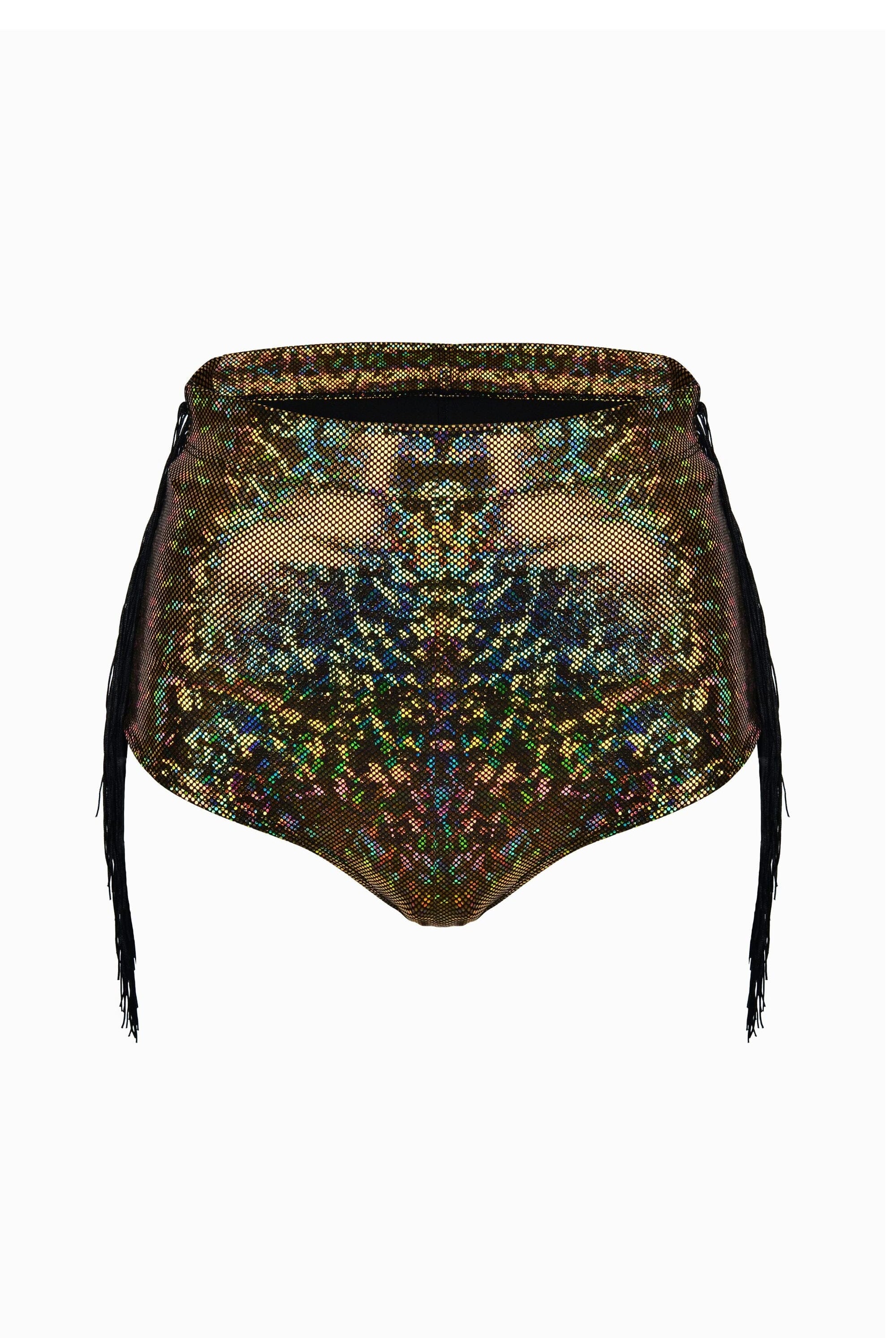 Fringe Holographic Hot Pants | 13 Colors Womens Bottoms SEA DRAGON STUDIO
