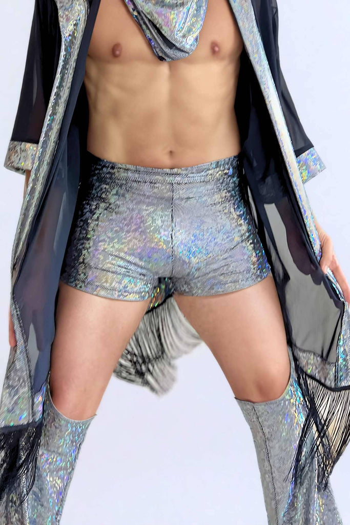 Mens Rave Shorts and Chaps by Sea Dragon Studio Festival Clothing