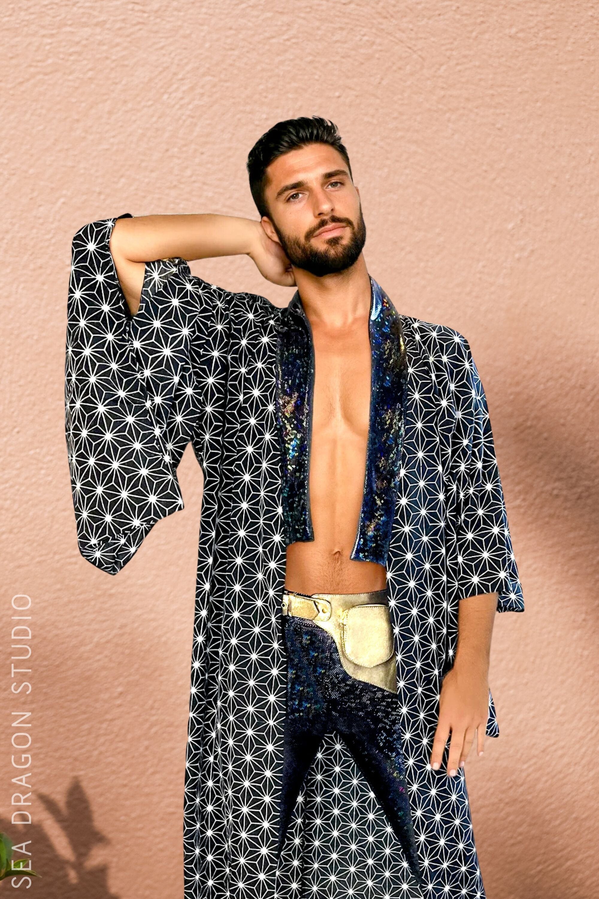 Lumi Starburst Holo Duster Holo Festival Kimono Kimono SEA DRAGON STUDIO