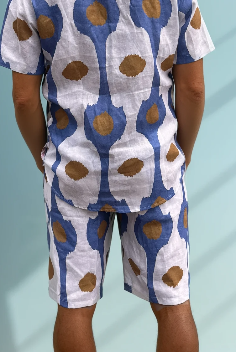 Men’s lightweight linen shorts – Summer Sessions collection. by Sea Dragon Studio