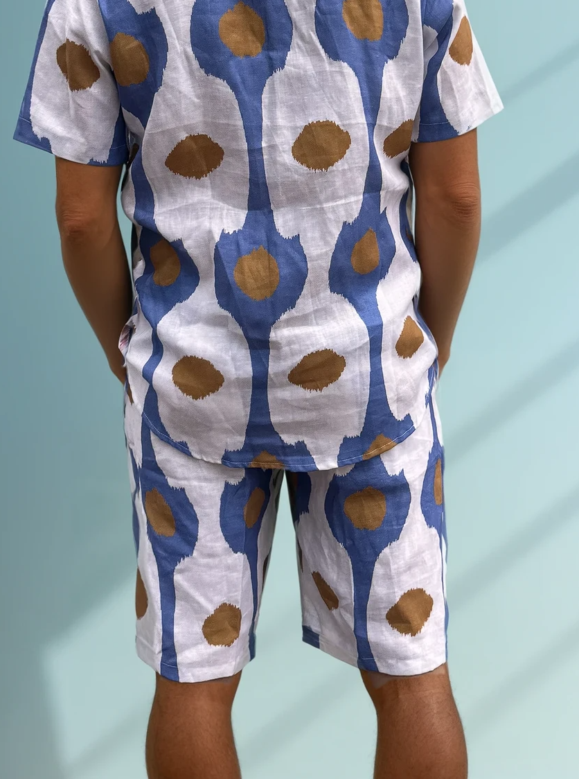 Men’s lightweight linen shorts – Summer Sessions collection. by Sea Dragon Studio