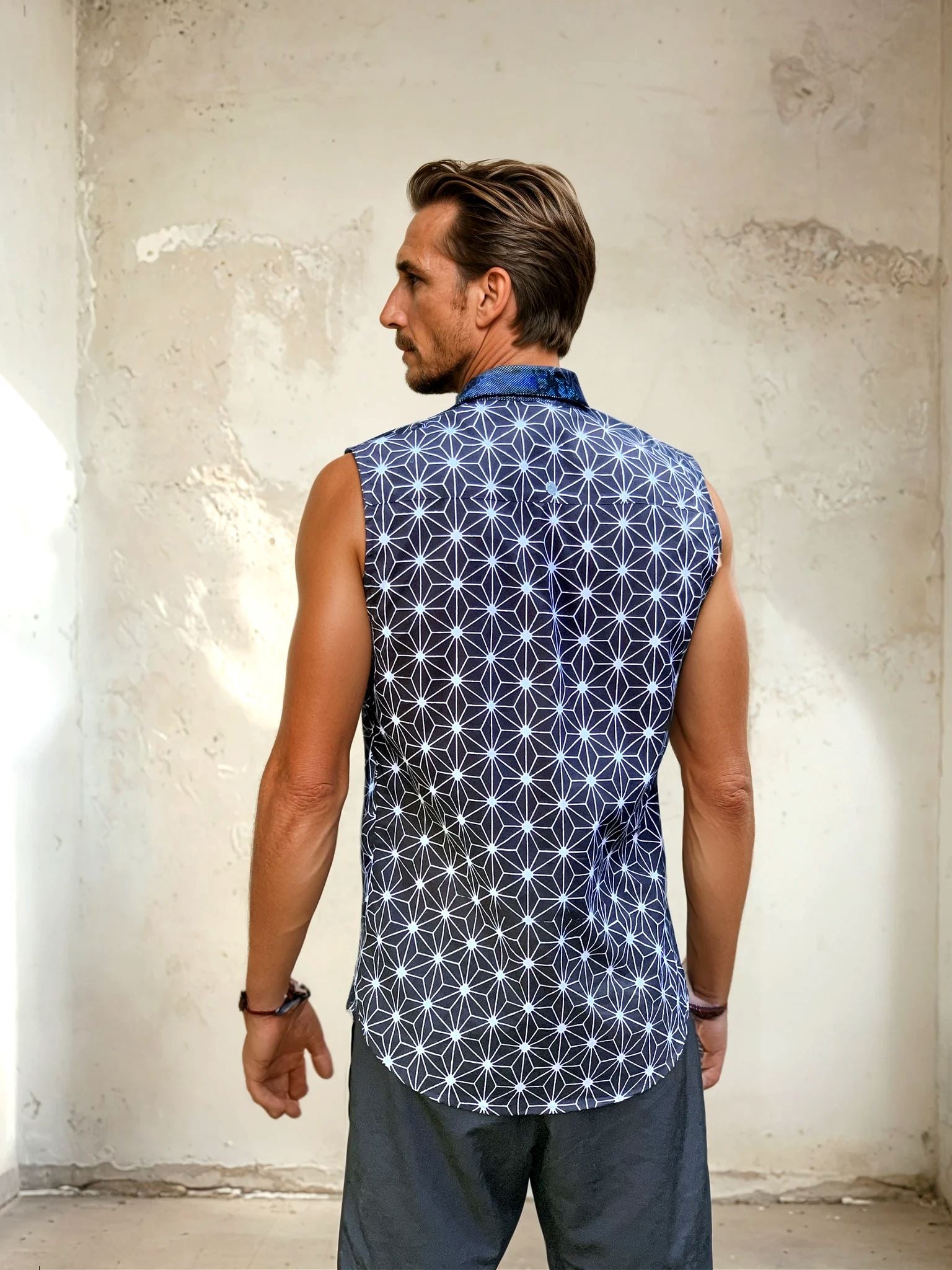 Mens Starburst Shirt Mens Tops SEA DRAGON STUDIO XSMALL