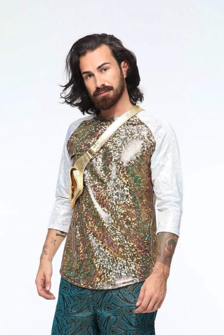 Mens Holographic Hardball Tee | 13 Colors - Mens Tops