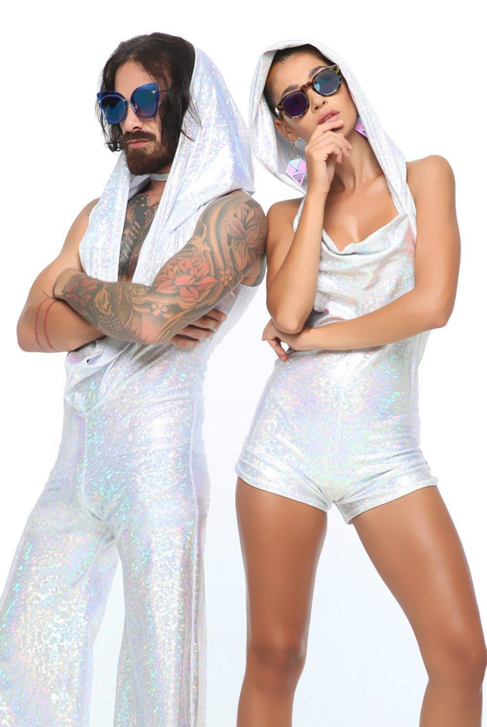 Holographic Playsuit | 13 Colors - Womens Jumpsuits