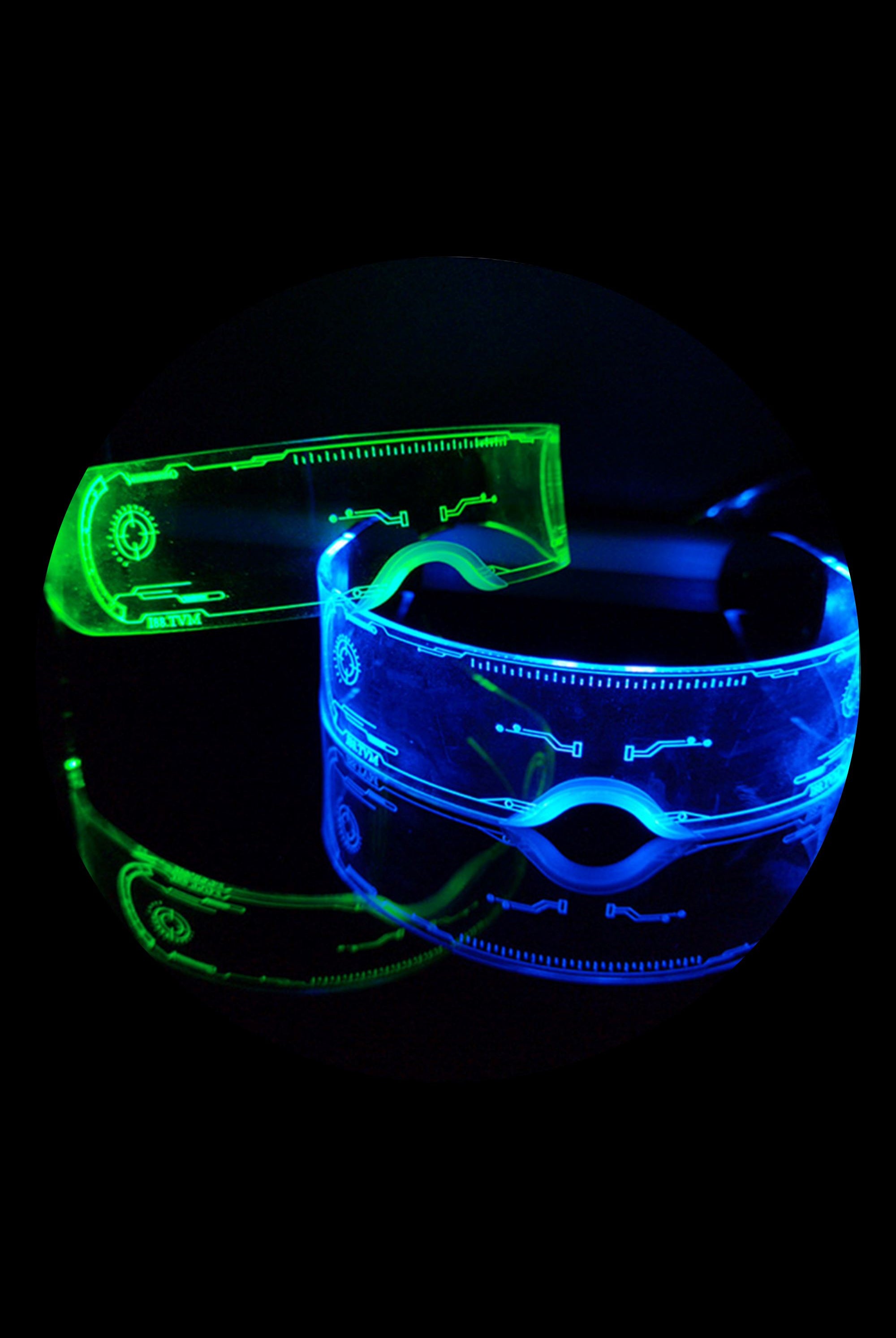 Cyberstar Color Change Light Up LED Glasses Eyewear SEA DRAGON STUDIO