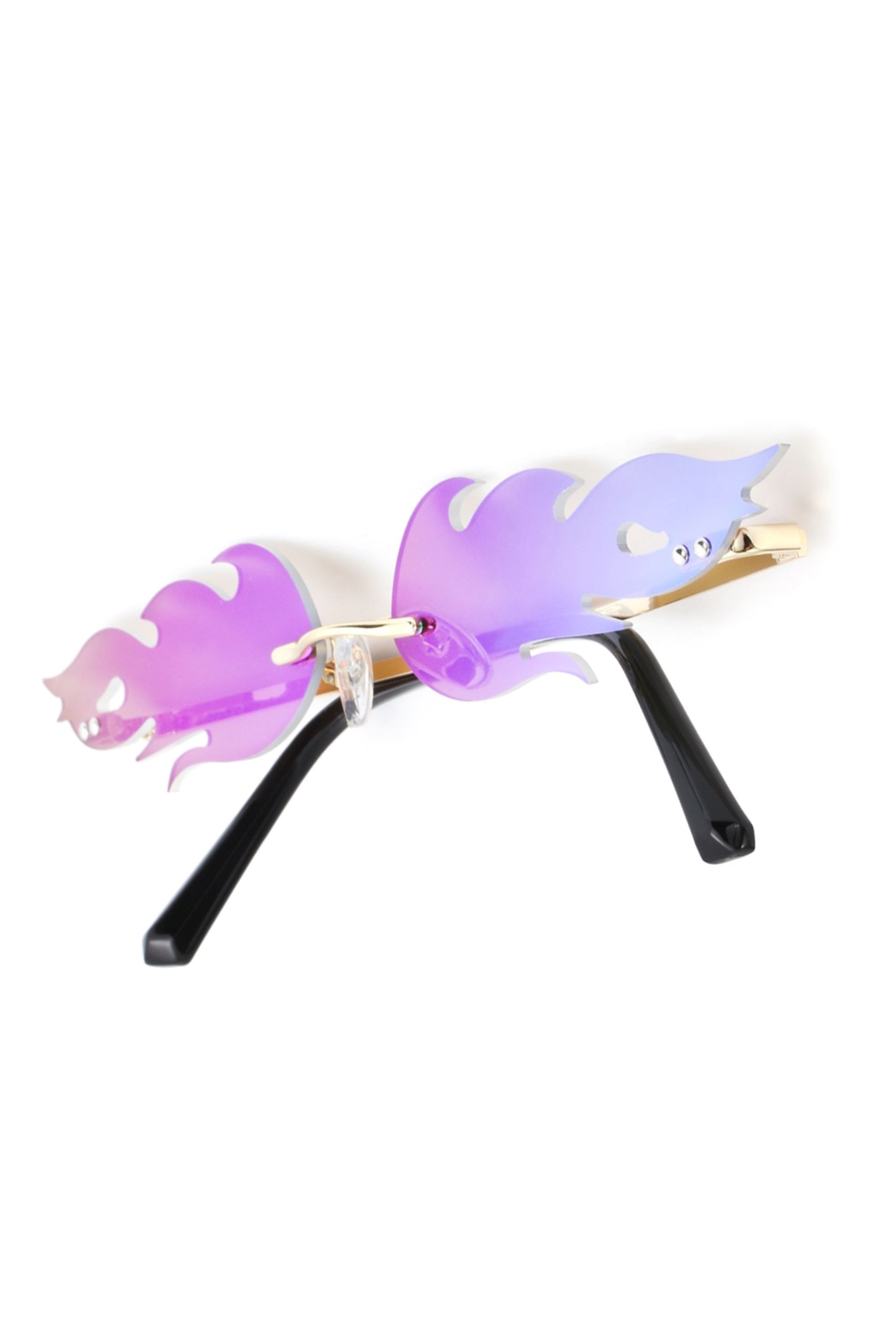 Fire Starter Iridescent Rimless Sunglasses | 4 Colors Eyewear SEA DRAGON STUDIO