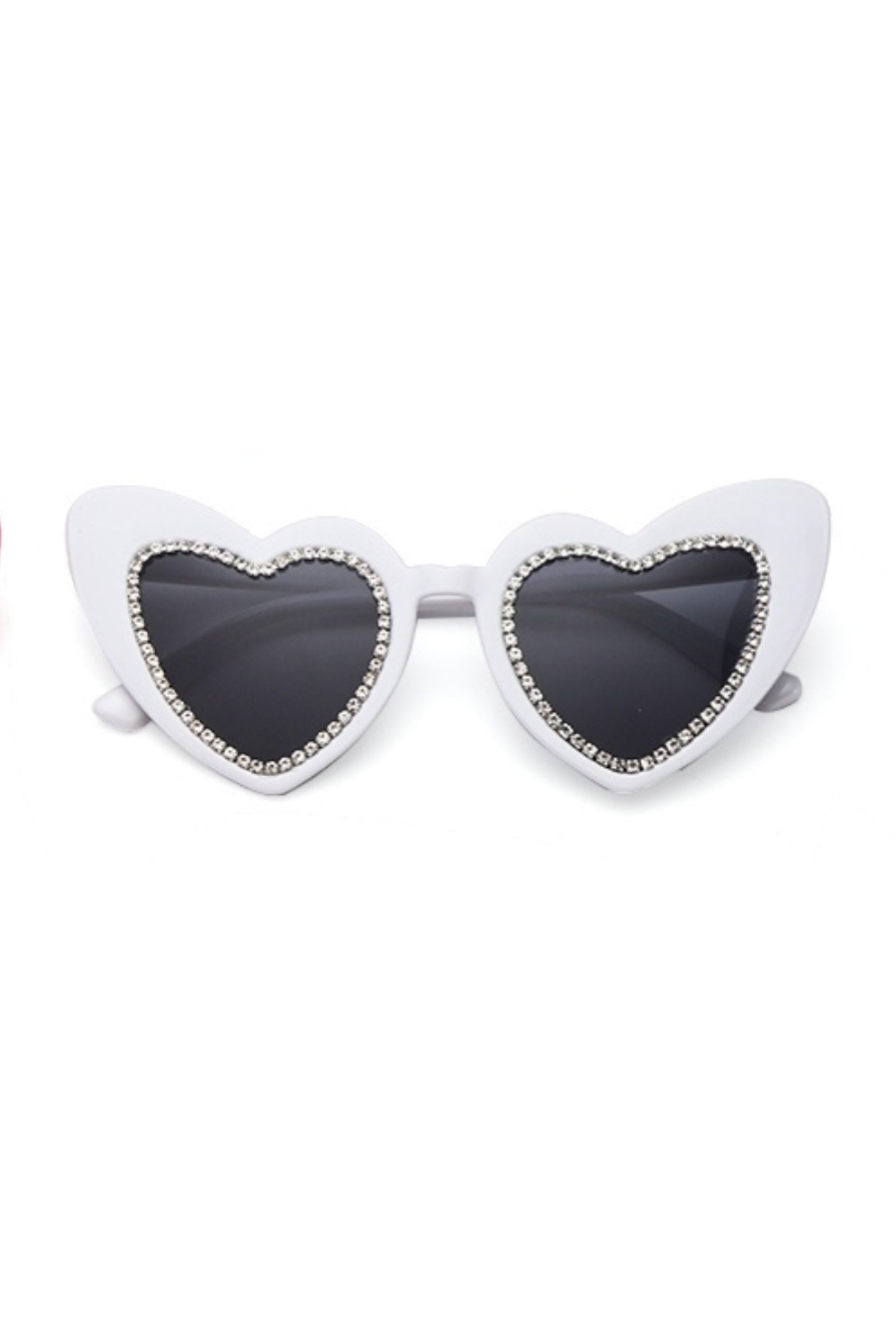 Glamourpus Glitter Heart Sunglasses Eyewear SEA DRAGON STUDIO