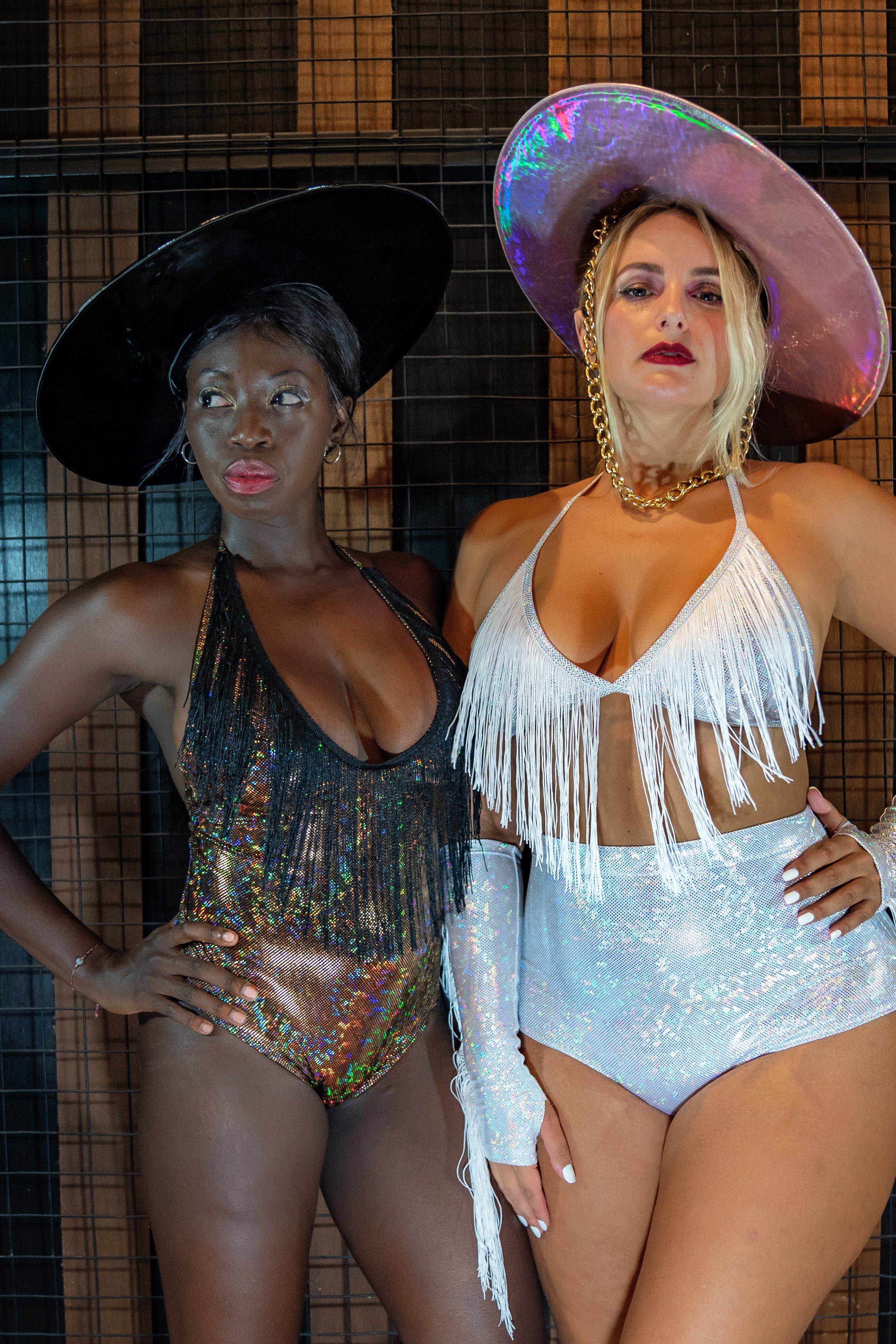 Fringe Benefits Holographic Bodysuit | 13 Colors Womens Bodysuits SEA DRAGON STUDIO