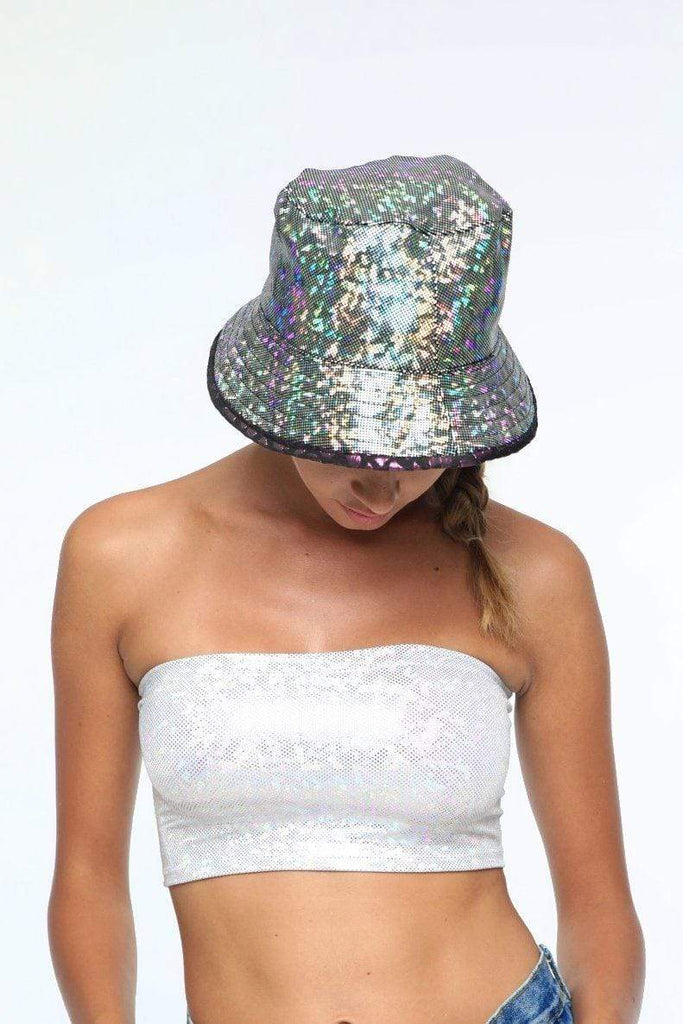 Holographic Reversible Bucket Hat | 22 Colors - Headwear