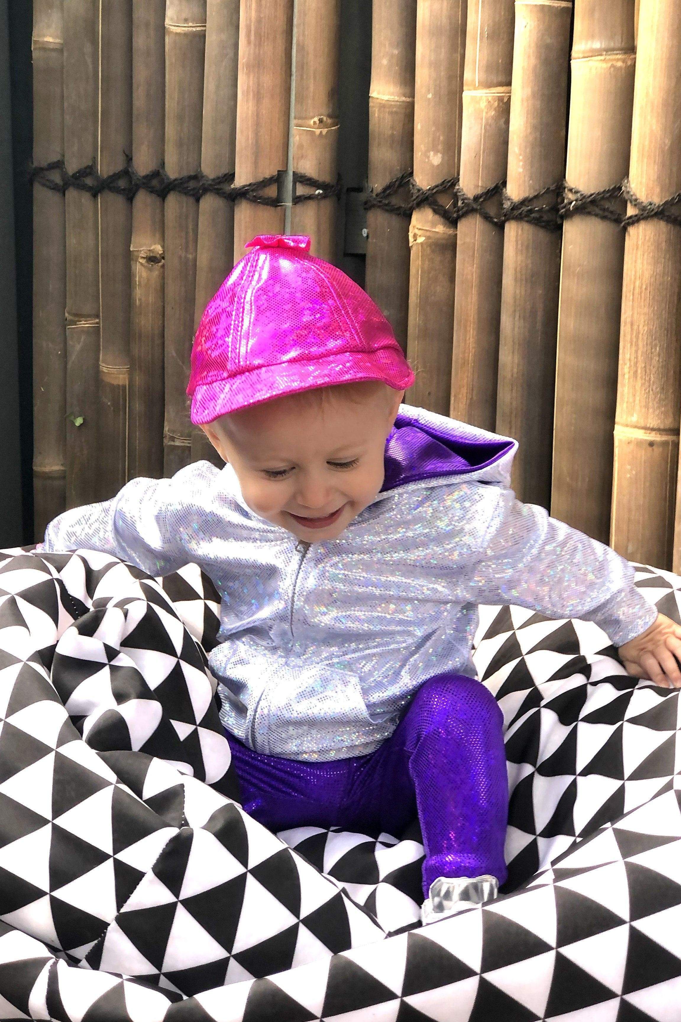 Kids Holographic Leggings - Kid's Bottoms From Sea Dragon Studio Festival & Rave Outfit Collection