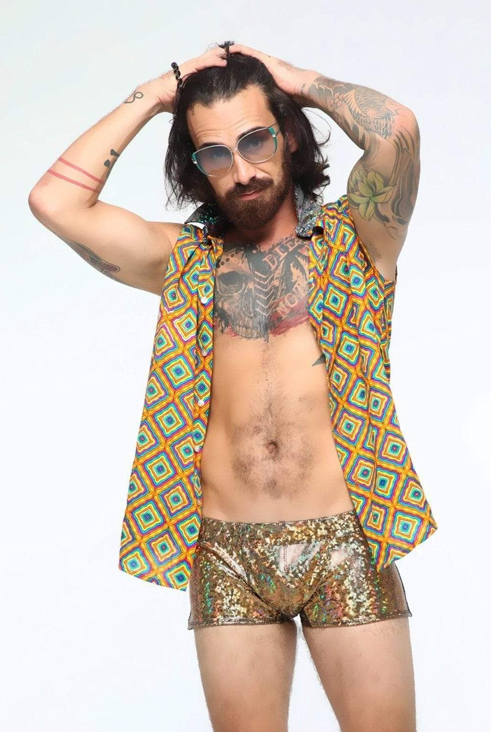 Mens Holographic Briefs | 13 Colors - Mens Bottoms