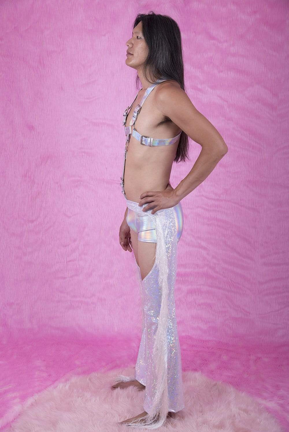 Mens Holographic Chaps | 13 Colors Mens Bottoms SEA DRAGON STUDIO