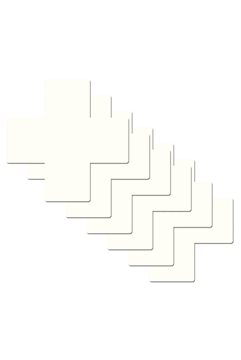 Nipple Pasties Cross x 3 Refills Pasties PASTEASE