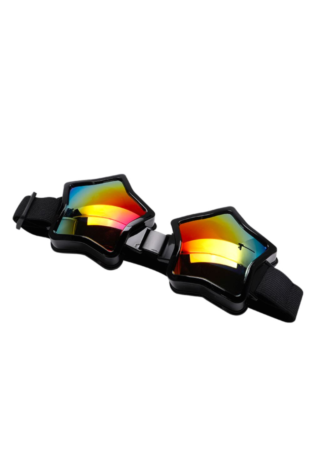 Rock Star Rainbow Heart Goggles | 2 Colors Eyewear Sea Dragon Studio Black Heart Rainbow Goggles