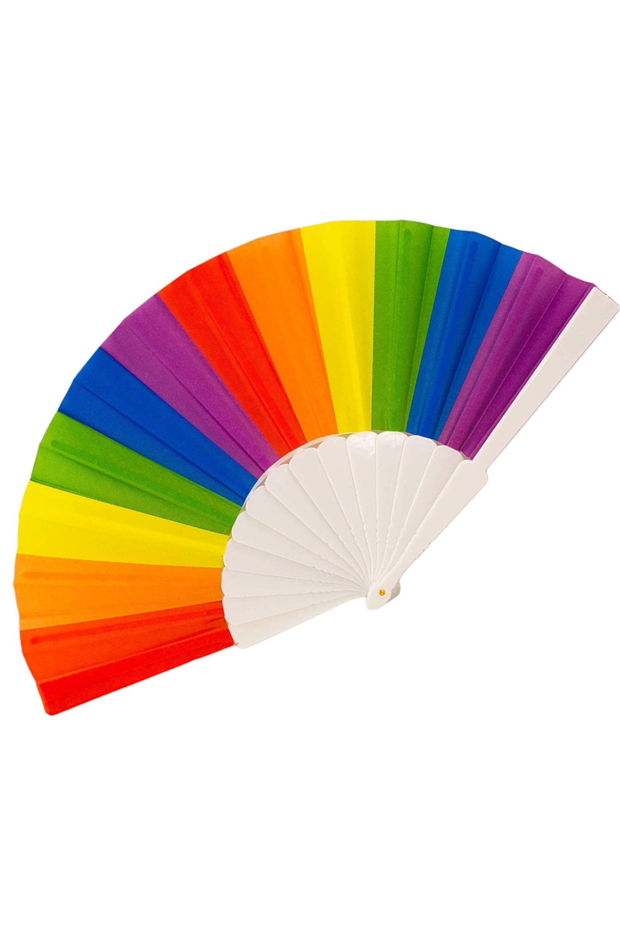 Rainbow Revolution Clacking Hand Fan Accessories Other SEA DRAGON STUDIO
