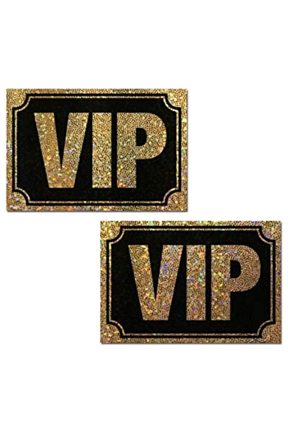Black-Gold VIP Nipple Pasties Pasties PASTEASE