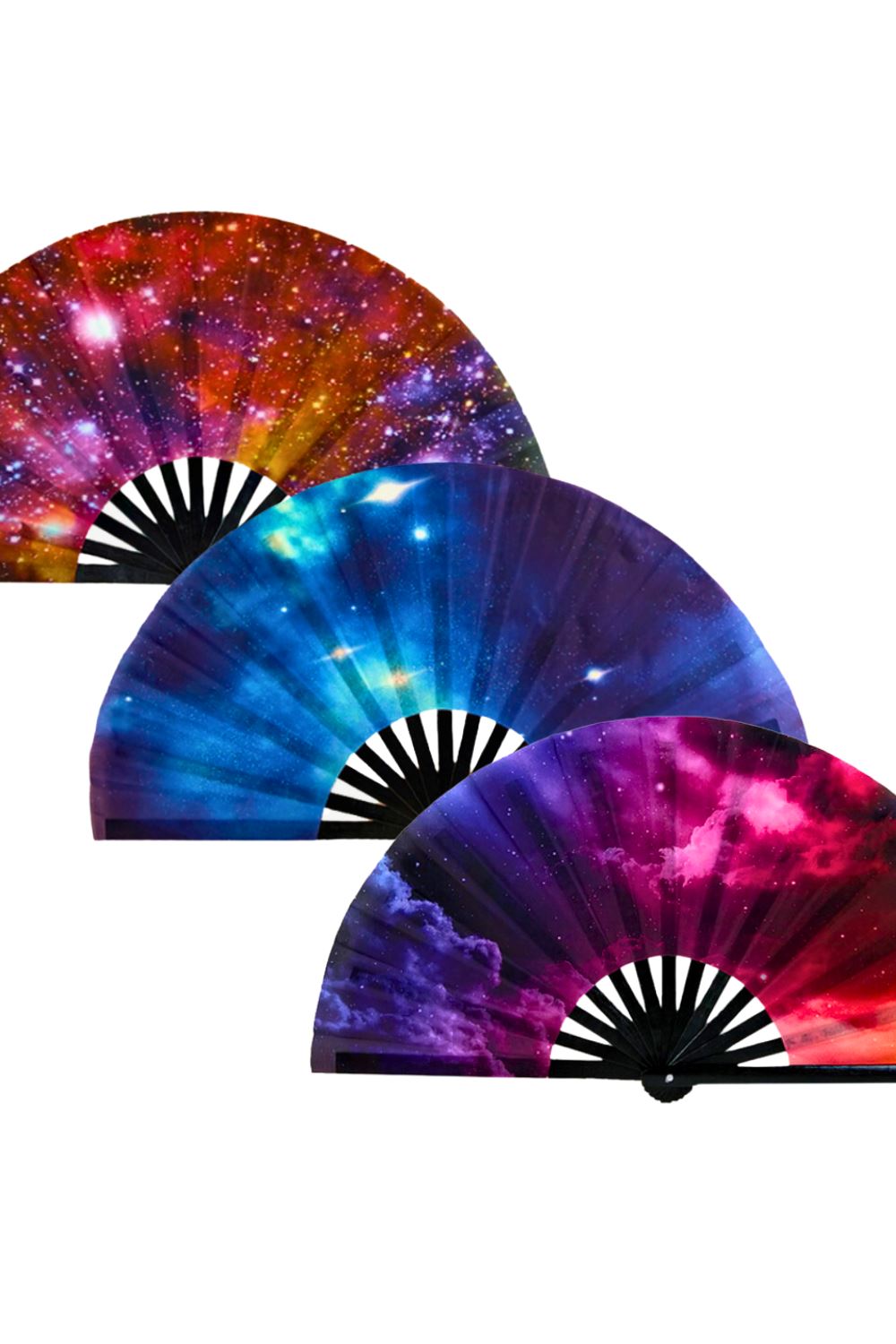 XL Galaxy Hand Fan | 3 Colors Accessories Other Sea Dragon Studio