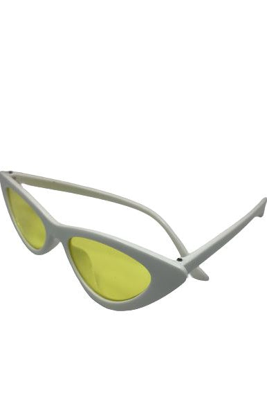 Cat Girl Sunglasses Accessories Other SEA DRAGON STUDIO White - Yellow Lens
