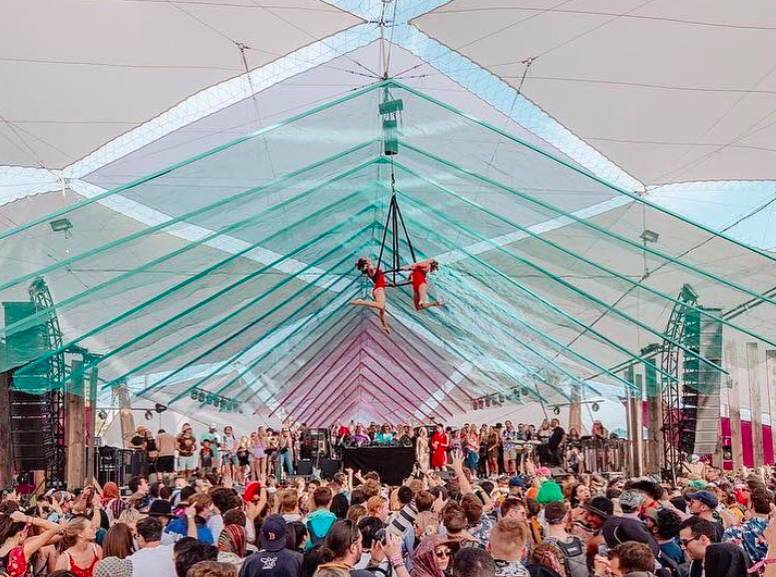 Aerialists Sizzle in Sea Dragon at Coachella 2019