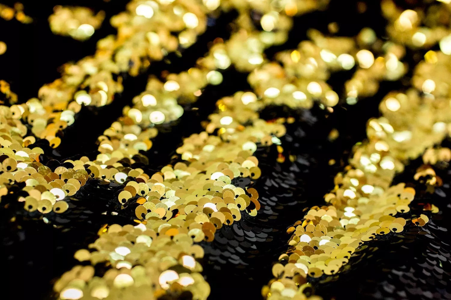 Black to Gold Flip Sequins