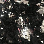 Black to Silver Flip Sequins