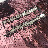 Rose Gold to Silver Flip Sequin