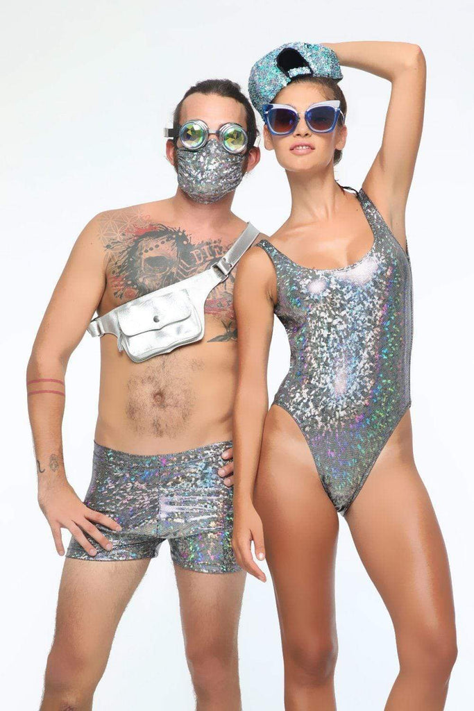 Holographic Dust Mask - Festival & Rave Gear Accessories From Sea Dragon Studio