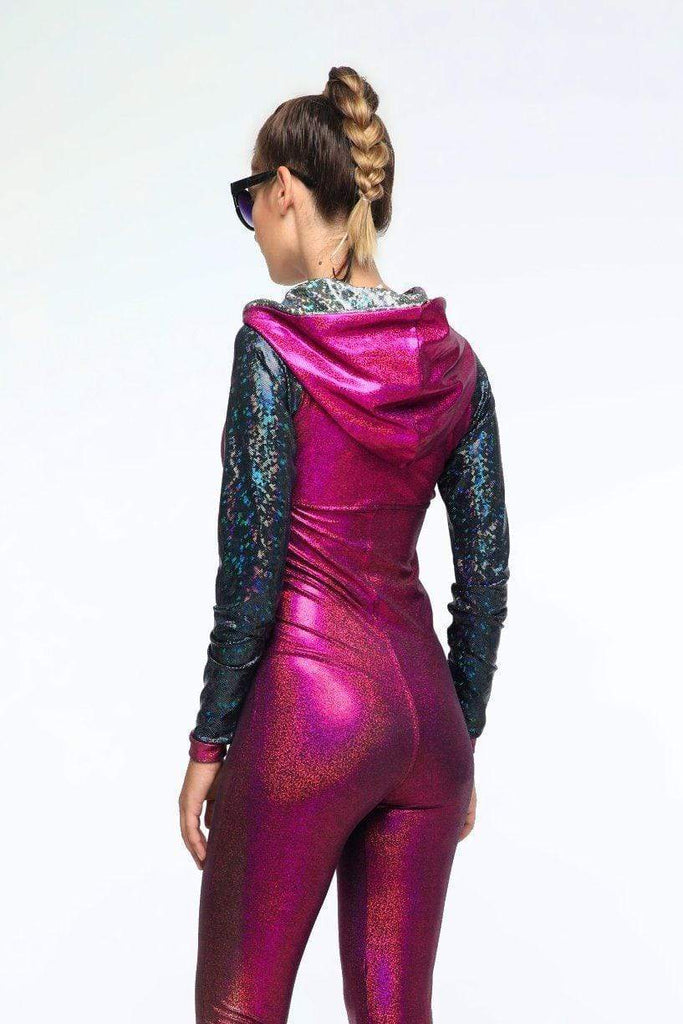 Holographic Jumpsuit - Women's Jumpsuits From Sea Dragon Studio Festival & Rave Outfit Collection