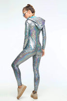 Holographic Jumpsuit - Women's Jumpsuits From Sea Dragon Studio Festival & Rave Clothing Collection