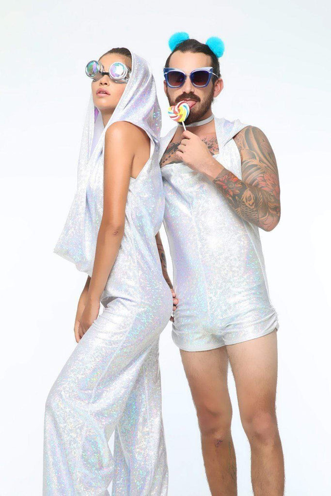 Mens Holographic Playsuit | 13 Colors - Mens Jumpsuits