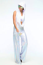 Holographic Disco Jumpsuit - Women's Jumpsuit From Sea Dragon Studio Festival & Rave Gear Collection