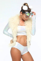 Holographic Shrug - Women's Tops From Sea Dragon Studio Festival & Rave Outfit Collection