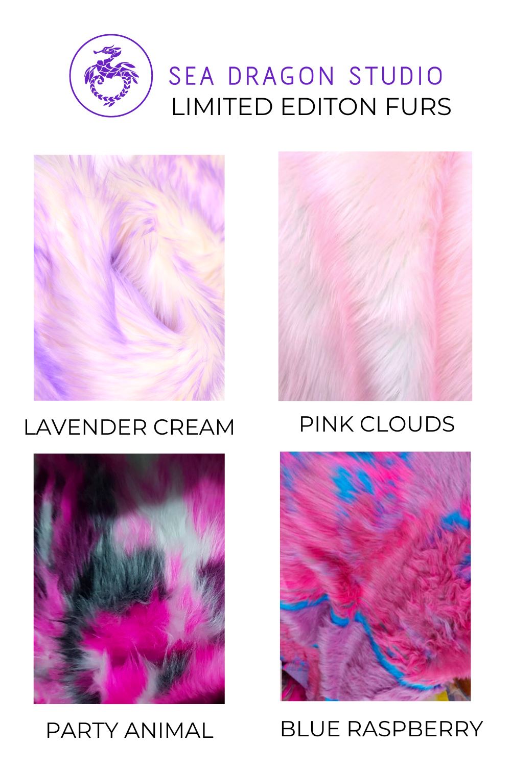 Reversible Day Glow Mens Fur Vest Mens Tops SEA DRAGON STUDIO 