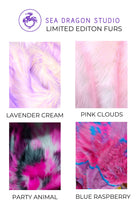 Reversible Day Glow Mens Fur Vest Mens Tops SEA DRAGON STUDIO 