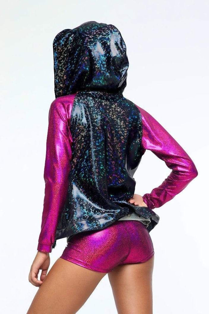Holographic Hoodie | 13 Colors - Womens Tops