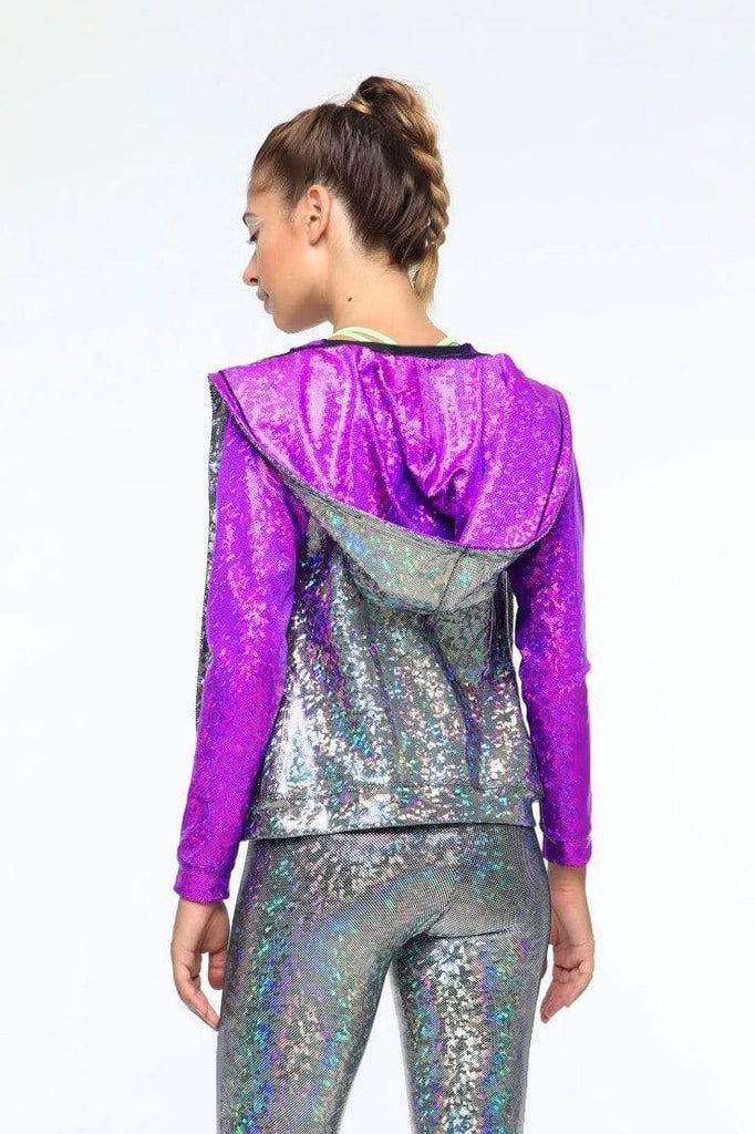 Holographic Hoodie | 13 Colors - Womens Tops