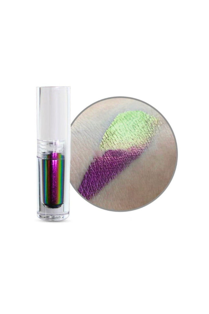 Iridescent Chrome Face & Body Pigment Creme Glitter Gel Sea Dragon Studio Purple Haze 