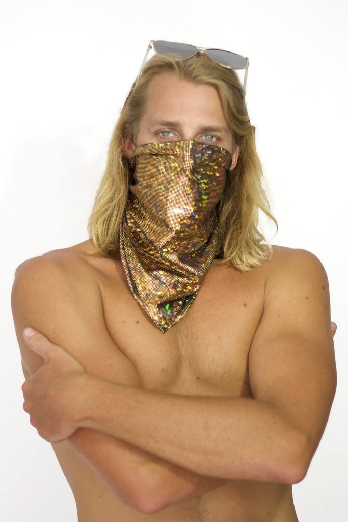 Holographic Bandana - Festival & Rave Wear Accessories From Sea Dragon Studio