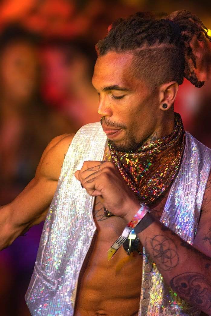 Holographic Bandana - Festival & Rave Outfit Accessories From Sea Dragon Studio