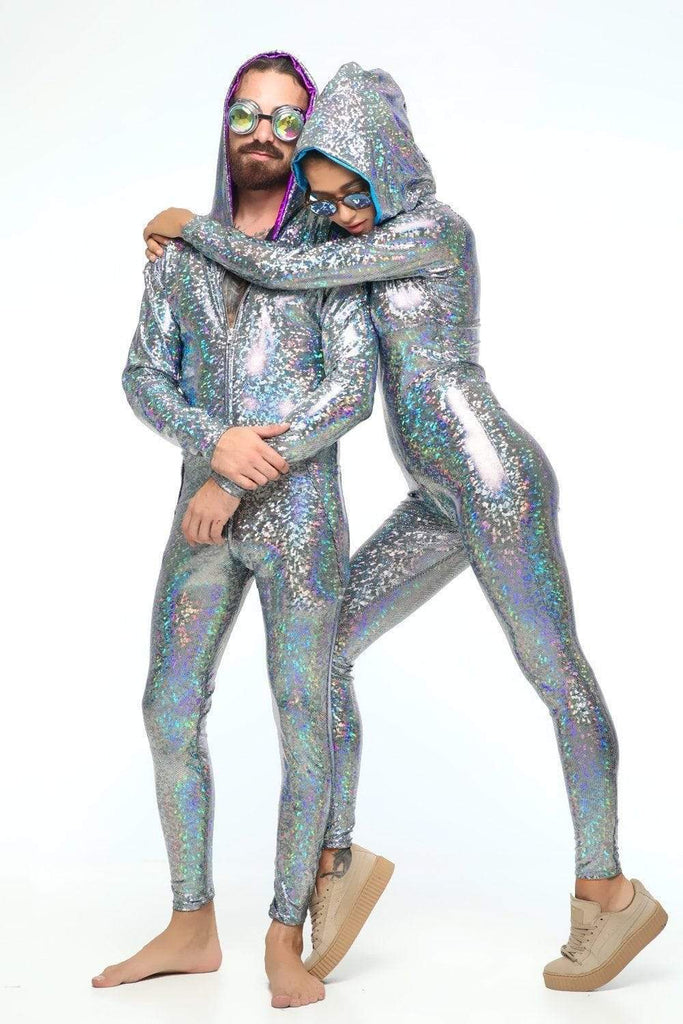 Holographic Jumpsuit - Women's Jumpsuits From Sea Dragon Studio Festival & Rave Clothing Collection