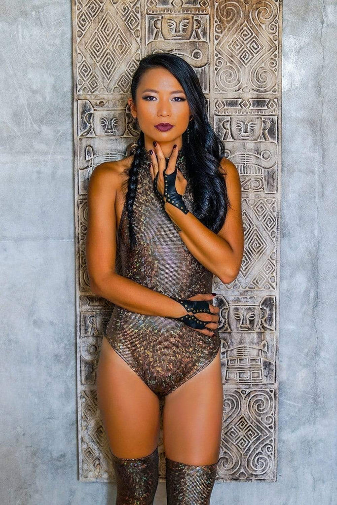 Holographic Veronica Bodysuit | 13 Colors Womens Bodysuits SEA DRAGON STUDIO 