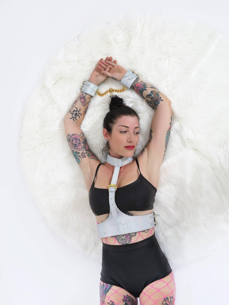 Keeper Holographic Leather Harness Leather HOLOSEXUAL Small 